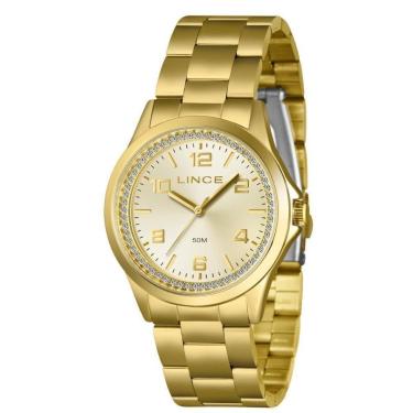 Imagem de Relógio Lince Feminino Dourado LRGJ179L38 C2KX-Feminino