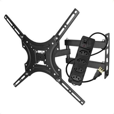 Imagem de Suporte Retrátil TV Monitor 32 55 Polegadas Triarticulado Articulado E