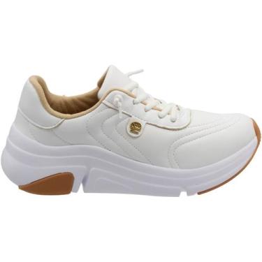 Imagem de Tênis Jogging Modare Napa Suprema Apliques Feminino, Branco, 35