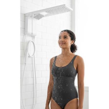 Imagem de Chuveiro Elétrico Flex Branco 6.8kW: Conforto e Economia - Congratulat