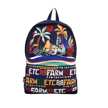 Imagem de Mochila Farm Xodó Viajante Paisagem ETC Estampa Original 19L-Feminino