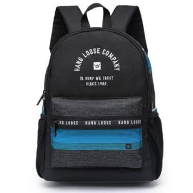 Imagem de Mochila Masculina Reforçada Hang Loose Escolar 17 Litros-Masculino