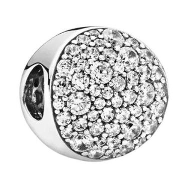 Imagem de Pulseira Feminina De Prata Esterlina 925 Com Pingentes Redondos De Flo