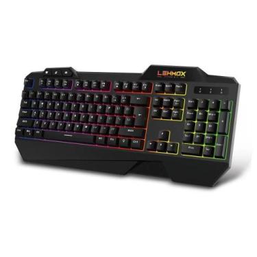 Imagem de Teclado Gamer Led Semi-Mecânico Retroiluminado T3 - Lehmox