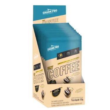 Imagem de Dry Coffee - 10 Sachês 10g Vanilla Latte - Shark Pro - Shark Pro Suple