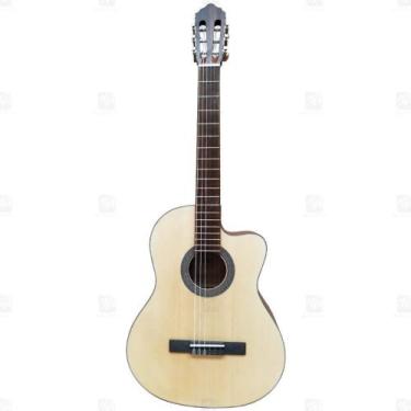 Imagem de Violão Nylon Elétrico Cort AC120CE-OP Natural Fosco Cutway - Cort