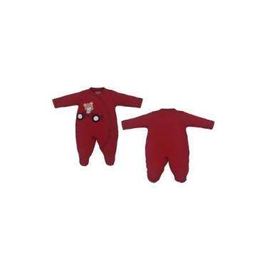 Imagem de Macacão Aveludado Vermelho Menino Upi Uli, Vermelho, P
