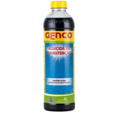 Imagem de Algicida de Manutenção para Piscina 1L 453130A Tratamento Preventivo de Algas Genco