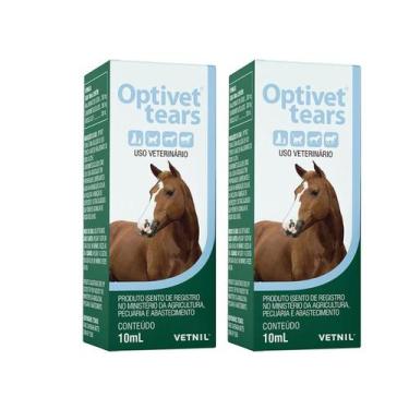 Imagem de Combo 2 unidades Optivet Tears Colirio - 10 ml - Vetnil