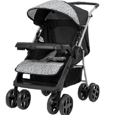 Imagem de Carrinho De Bebê Joy Preto Cinza - Tutti Baby