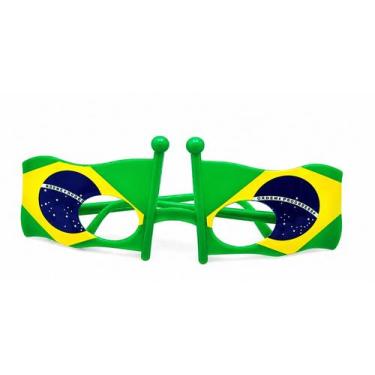 Imagem de Óculos Bandeira Do Brasil Torcida Copa Cor:Verde - RPires, Verde