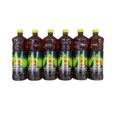 Imagem de Desinfetante Pinho Sol Original - Kit c/6 unids de 1L cada