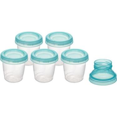 Imagem de Kit 6 Copos armazenamento de leite materno 180mL - Buba