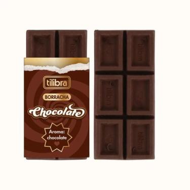 Imagem de Borracha Chocolate com Cheirinho - Tilibra -, Marrom