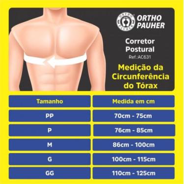 Imagem de Corretor Postural Orthopauher - Ortho Pauher , PP