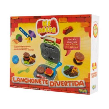 Imagem de Massinha Comidas Lanchonete Divertida - com Acessórios - Sunny Brinque