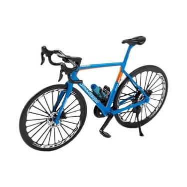 Imagem de Miniatura De Bicicleta Vintage De Metal Fundido: Modelo Clássico Para 