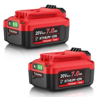 Imagem de Bateria TURPOW CMCB205 20V 7,0Ah Íon de Lítio Carregamento Rápido
