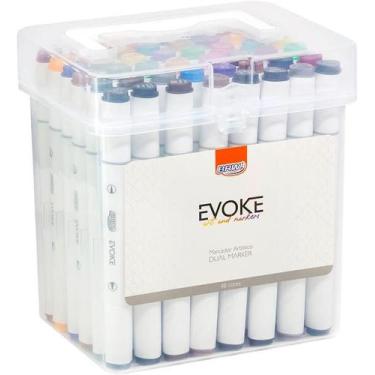 Imagem de Marcador artistico brw evoke dual ma