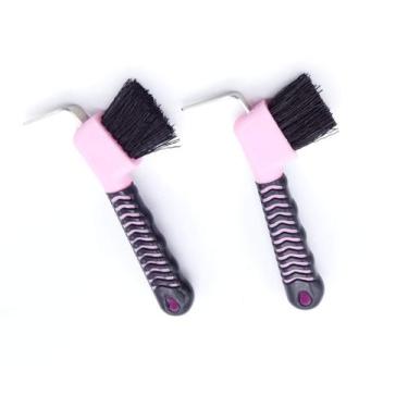 Imagem de Escova limpa-cascos QiK Sports, kit com 2 unidades, cabo emborrachado 