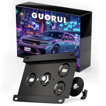Imagem de Suporte para Placa de Licença GUORUI Kit de Montagem Antiferrugem Sem 