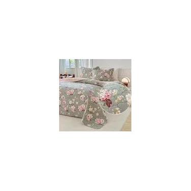 Imagem de Cobreleito Casal Estampas Femininas Cores Diversas - Cortex
