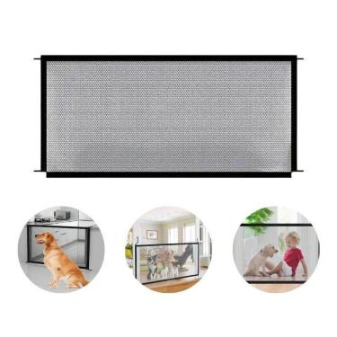 Imagem de Tela de Proteção para Pets Top Rio Comercial para Cães e Gatos Plástico Poliéster Metal 110CM X 73CM 1