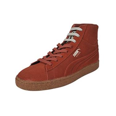 Imagem de PUMA Men's Suede Mid Emboss Mixed Rubber Arabian Spice/Oatmeal 7.5 D US D (M)
