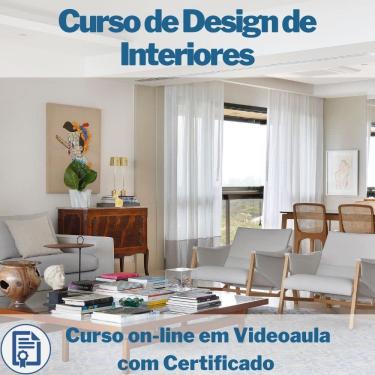 Imagem de Curso on-line em videoaula de Design de Interiores com Certificado