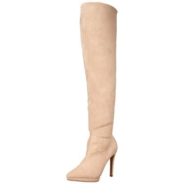 Imagem de Jessica Simpson Bota feminina Vallrie acima do joelho, Chantilly, 6.5