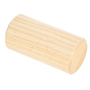 Imagem de Maracas naturais de madeira, martelo de areia de faia leve instrumento musical para presentes para o aprendizado de música