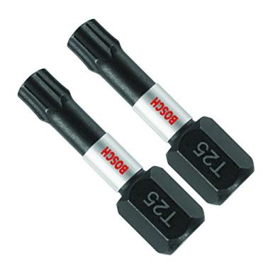 Imagem de BOSCH ITT25102 2 peças, 2 peças, chave de fenda Torx #25 resistente a impactos