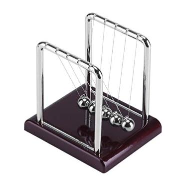 Imagem de Bolas de balançar Pendulum Newton Cradle Brinquedo de aço Newton, brinquedo de bola de aço, pêndulo de bola de metal, bola magnética de pêndulo de equilíbrio, presente