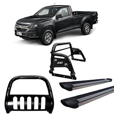 Imagem de Kit Quebra Mato+Santo Ant H3+Estribo Pers S10 12/20 CS Preto