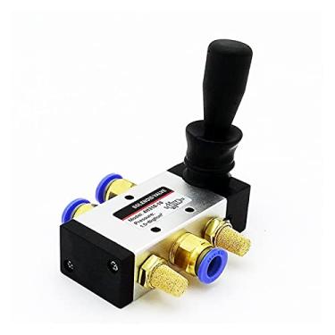 Imagem de 4H210-08 4H310-10 4H410-15 2 Posição 5 Porta Válvula Manual Aérea Válvula Pneumática de Controle Pneumático 5/2 Maneira Alavanca Mão Válvula de Controle Operado YYDFPIIA