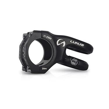 Imagem de Haste de bicicleta 31,8 x 50 mm ± 15 graus de alumínio forjado para mountain bike, haste de ângulo negativo, haste dobrável para bicicleta de montanha, bicicleta de estrada