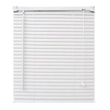 Imagem de Persiana Horizontal PVC Branca 100 (L) x 160 (A) Cortina Completa C/ Kit de instalação 1,00 x 1,60