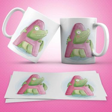 Imagem de Caneca Personalizada Infantil Letra A