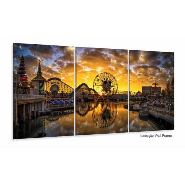 Imagem de Quadro Decorativo Disney Parque 120x60 3 peças