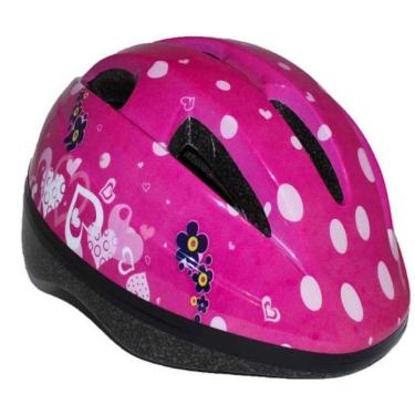 Imagem de Capacete Infantil + Kit Segurança - Rosa