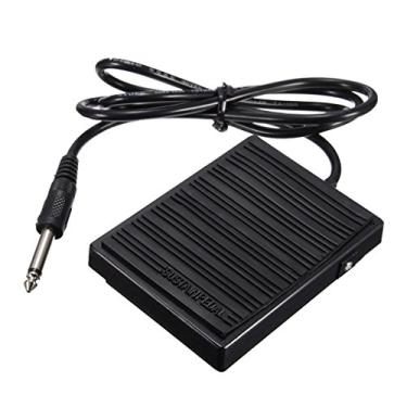 Imagem de simhoa 1 peça de interruptor de pedal de sustentabilidade para teclado elétrico peças de piano