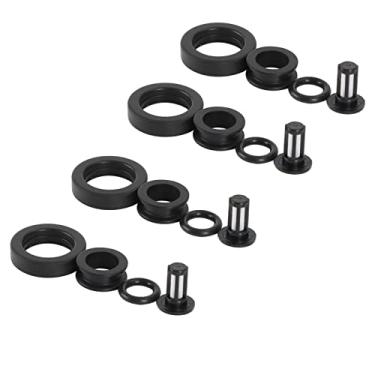 Imagem de Frezon Kit de reparo de injetores de combustível 4 peças 06164P2J000 adequado para Honda Prelude 1997-2001, Accord 1998-2002, Civic 1996-2000/delSol 1996-1997, CR-V 1998, Odyssey 1998, para Acura Integra 1, para Acura Integra 1, 198, De 96 a 20 01, RL/TL 1996-1998
