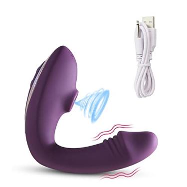 Imagem de Vibrador e Sucção com 10 Velocidades Para Mulheres Sugador Clitóris Estimulador Erótico