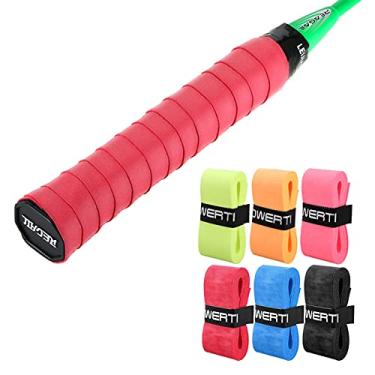 Imagem de Qudai 6 Pcs de Cor Mista Raquete De Tênis Apertos Anti-skid Badminton Racquet Apertos de Vibração Overgrip Sweatband