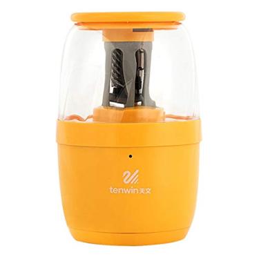 Imagem de Bestgift Apontador de Lápis Elétrico Apontador de Lápis de Encaixe Apontador de Lápis de Desenho Amarelo