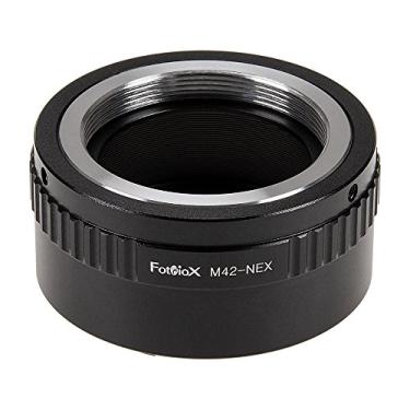 Imagem de Adaptador de montagem de lente Fotodiox compatível com lentes de montagem de parafuso M42 (42x1mm) para câmeras Sony E-Mount