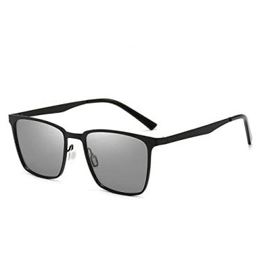 Imagem de Design Clássico Óculos de Sol Polarizados Homens Mulheres Condução Armação Quadrada Moda Óculos de Sol Masculino Gafas De Sol,C5,Polarizado