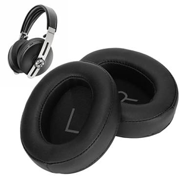 Imagem de almofadas de ouvido para fones de ouvido Almofada de orelha de couro de proteína profissional de substituição, Almofadas de substituição para fones de ouvido sem fio Sennheiser MOMENTUM 3.0,