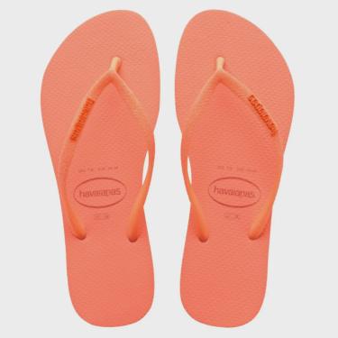 Imagem de Chinelo Havaianas Slim Glitter Neon Laranja