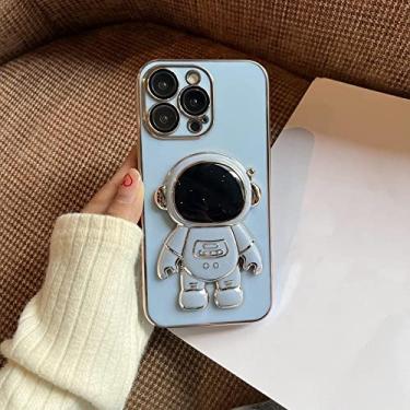 Imagem de Capa de telefone astronauta para iPhone 11 12 13 14 Pro Max X XR XS Max 7 8 Plus SE 2020 Mini Capa de Suporte de Silicone à Prova de Choque, D, Para iPhone 8 Plus